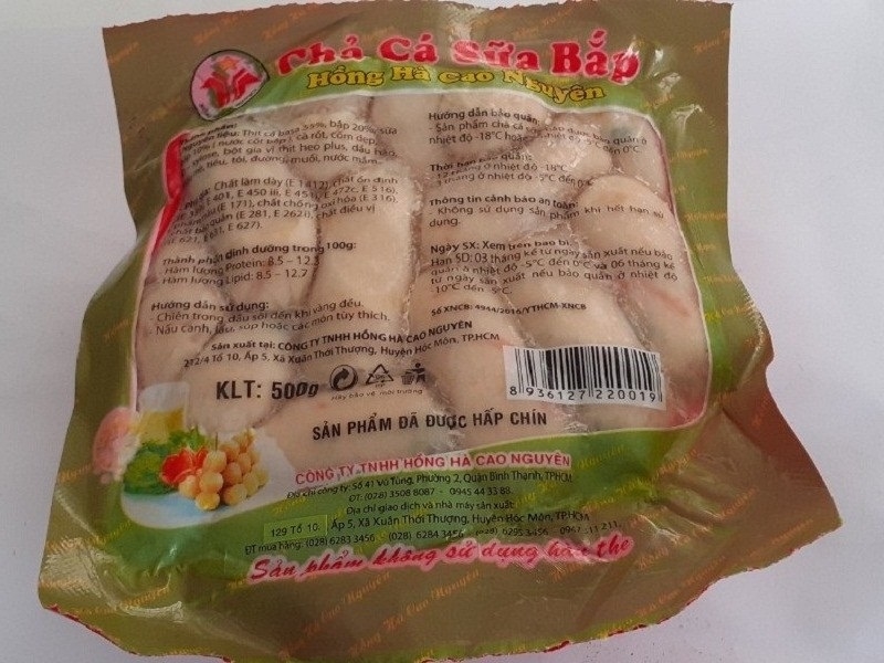 Chả cá Sữa Bắp